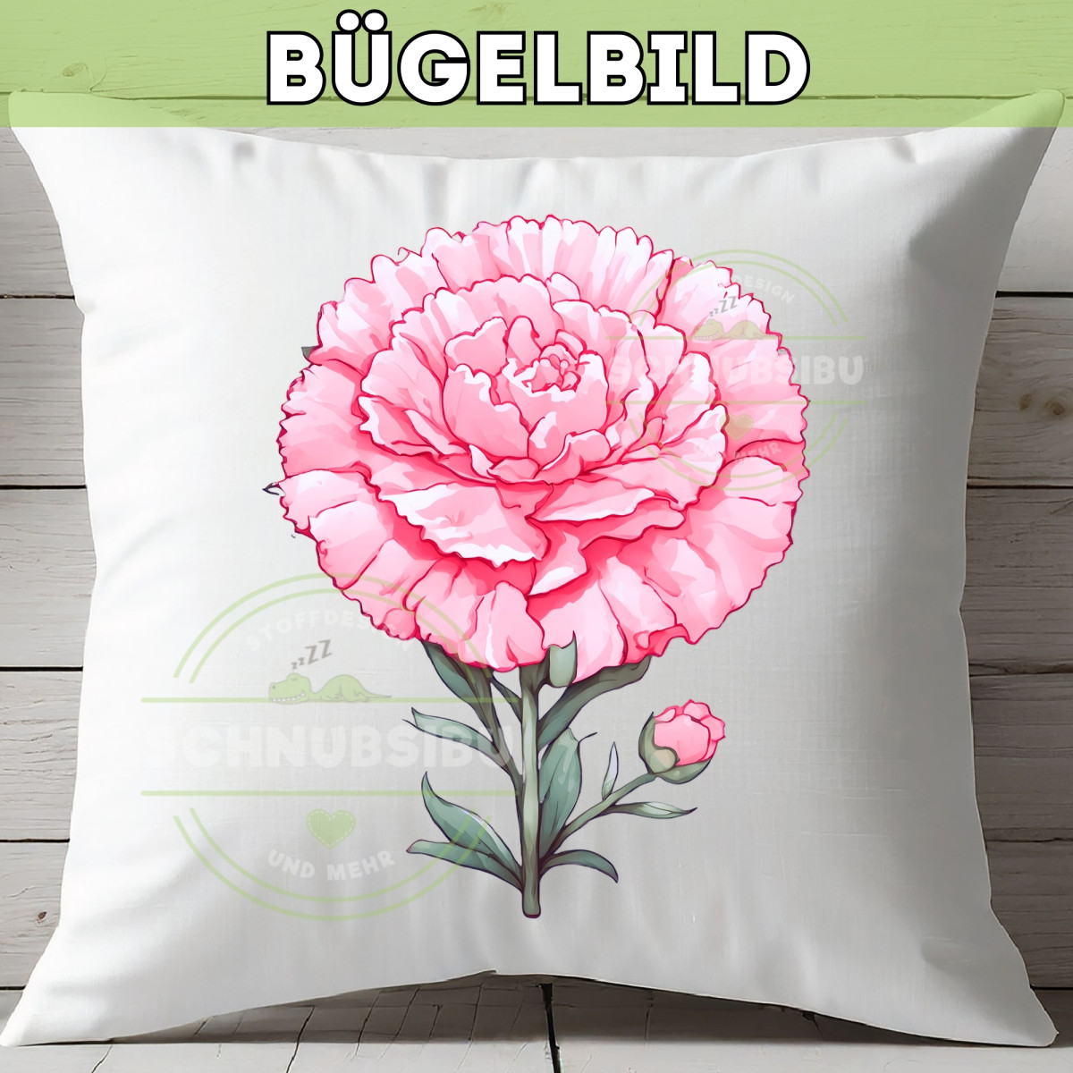 Bügelbild Blume
